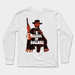 A Fistful of Dollars Fan Art Long Sleeve T-Shirt